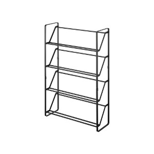 Yamazaki Home - Slim Shoe Rack (31" H) - Steel - Black - 1 of 3