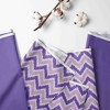 Bacati - Single Light Filtering Window Valance Mix N Match Chevron Lilac/Purple - 2 of 4