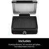 Ninja GR100 Sizzle Smokeless Indoor Grill, Ninja Factory (Refurbished) - 2 of 4