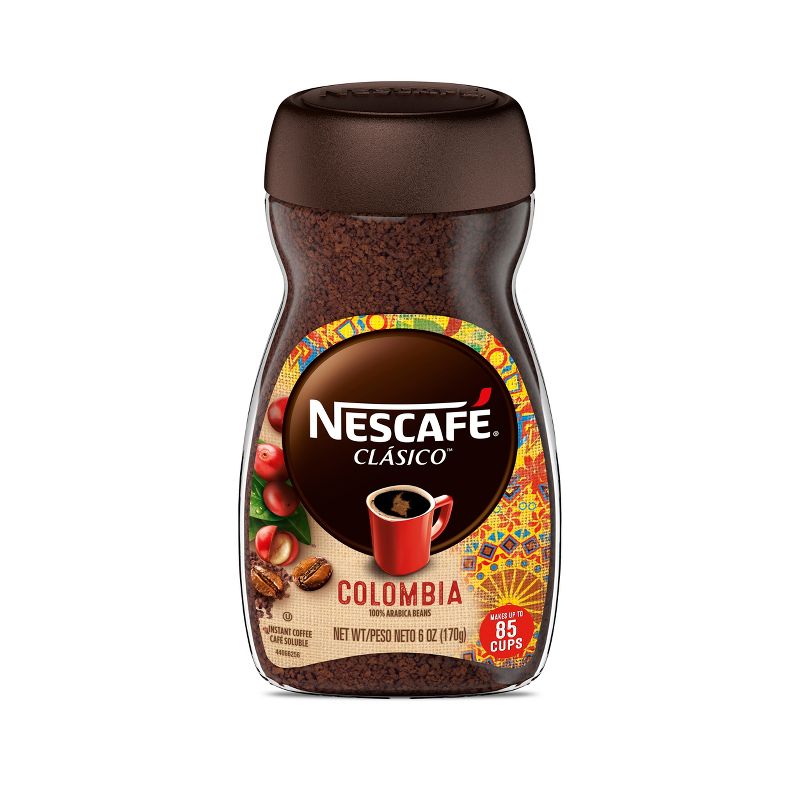 Nescafe Clasico Origin Medium Roast Colombia Coffee - 6oz, 1 of 8