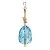 Evergreen Art Glass Speckle Light Blue Bell Chime - 2 of 4