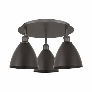 Innovations Lighting Ballston Dome 3 - Light Flush Mount in  Oil Rubbed Bronze - 1 of 1