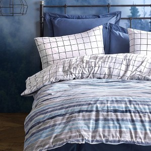 Sussexhome Modeline Collection High Quality Cotton Set, 1 Duvet Cover, 1 Fitted Sheet and 2 Pillowcases - 1 of 4
