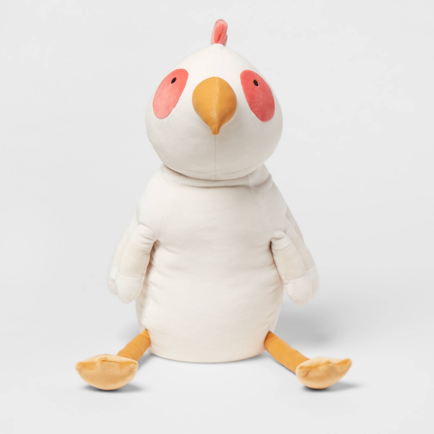 Детские мягкие игрушки Pillowfort Chicken Weighted Plush Kids' Throw Pillow White, цвет: Белый — фото 4