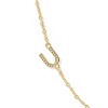 Kendra Scott 14K Gold Over Brass Mini "U" Initial Pendant Necklace - Gold - 3 of 3