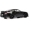 2022 Ford Mustang Shelby GT500 Black with Silver Stripes 1/18 Diecast Model Car by IXO Models - 4 of 4