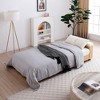 NicBex Convertible Sleeper Sofa Couch with Storage Ottoman Folding Sofa Bed with Box, Drawer and Drop Down Table with 2 Cup Holders - 3 of 4