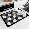 LunaLulinlk Coffee Dish Drying Mats 16"x24" Coffee Bar Mat for Countertops, Absorbent Hide Stain Anti-Slips Dish Drying Mats for Kitchen - 2 of 4