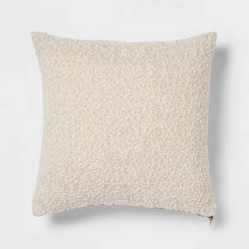 Oversized Textured Boucle Throw Pillow by World Market