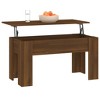 vidaXL Coffee Table Brown Oak Engineered Wood 39.8 x 19.3 x 20.5 in - 4 of 4
