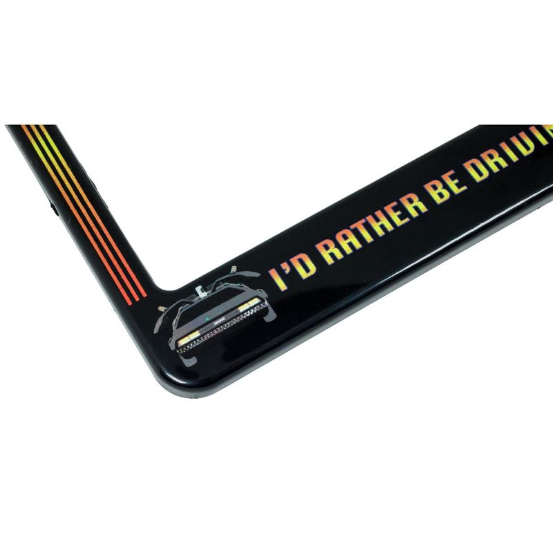 Surreal Entertainment Back To The Future "I'd Rather Be Driving 88mph" License Plate Frame, 2 of 8