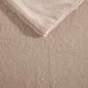Kenneth Cole Faux Fur Beige 50" X 70" Throw Blanket - 3 of 4