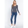 Slickblue Women's Viscose Rib Sweater, V-Neck & Lightweight Knit, Casual Pullover, Multiple Color Options, S-L - 3 of 4