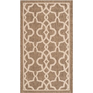 Courtyard Eeaufort CY6071 UV & Stain Resistant Non-Shedding Power Loomed Indoor/Outdoor Rugs - Safavieh - 1 of 4