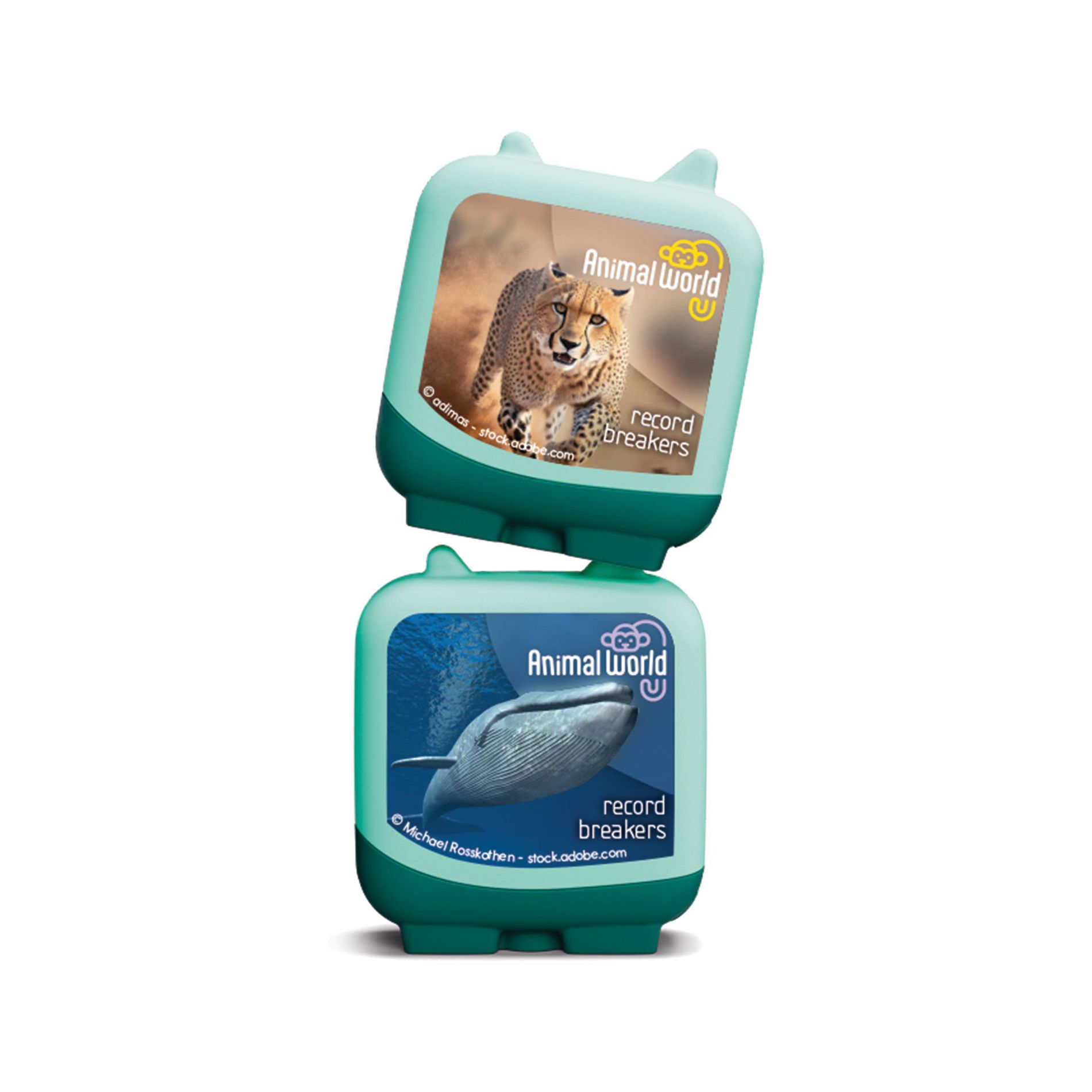 tonies Animal World: Cheetah and Blue Whale Clever Tonies - 2pk Set