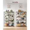 VASAGLE 6-Tier Tall Bookshelf, Bookcase, Large Metal Shelf, 11.8 x 47.2 x 67.9 Inches, Rustic Brown and Black - 4 of 4