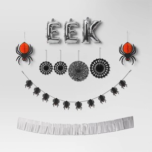 14ct Spiders Porch Decor and Party Wall Decals Kit - Hyde and EEK! Boutique™ - 1 of 3