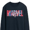Men's - Marvel - Tie Dye Long Sleeve Graphic T-Shirt - 2 of 4