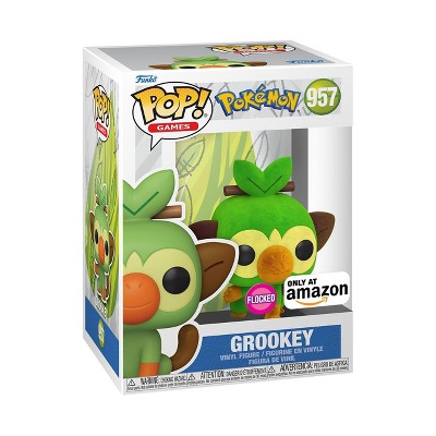 Funko Pop! Games: Pokemon - Grookey (Flocked) Exclusive
