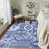 Vintage Area Rug Bohemian Washable Rug Soft Low Pile Rugs for Living Room Bedroom Dining Room - 2 of 4