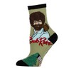Oooh Yeah Womens Bob Ross Crew Socks (Painting Bob Ross) - 3 of 4