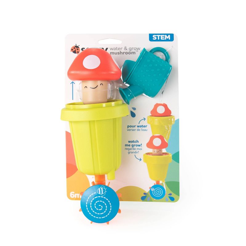 Sassy Toys Water and Grow Mushroom Bath Toy, 1 of 4