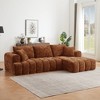108.3" Chenille Tufted L-Shaped Modular Sectional Sofa with Right Arm Chaise Lounge, No Assembly Required - 2 of 4