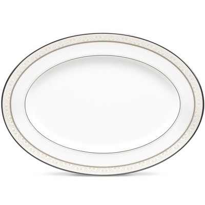 Noritake Montvale Platinum Medium Oval Platter