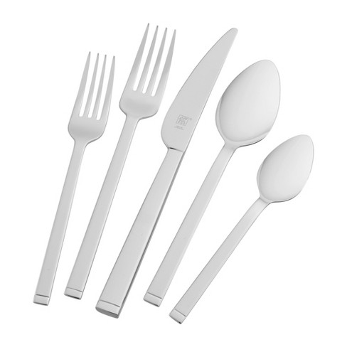 Henckels Silvano 45-Piece 18/10 Stainless Steel Flatware Set