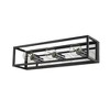 Z-Lite Kube 3 - Light Vanity in  Matte Black/Chrome - 3 of 4