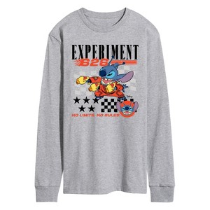 Men's - Lilo and Stitch - Stitch Racing Jersey Long Sleeve Graphic T-Shirt - 1 of 3