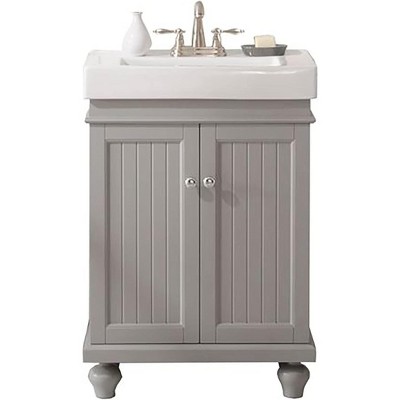 HomeStock 24-inch Gray Sink Vanity