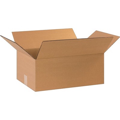 The Packaging Wholesalers 17.25" x 11.25" x 7" Shipping Boxes 32 ECT Kraft 25/Bundle BS171107