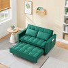 SKRAN Modern 3-in-1 Convertible Sofa Bed - Compact Pull-Out , with Cushioned Backrest, Storage Pockets & Pillows - for Small Spaces - 4 of 4
