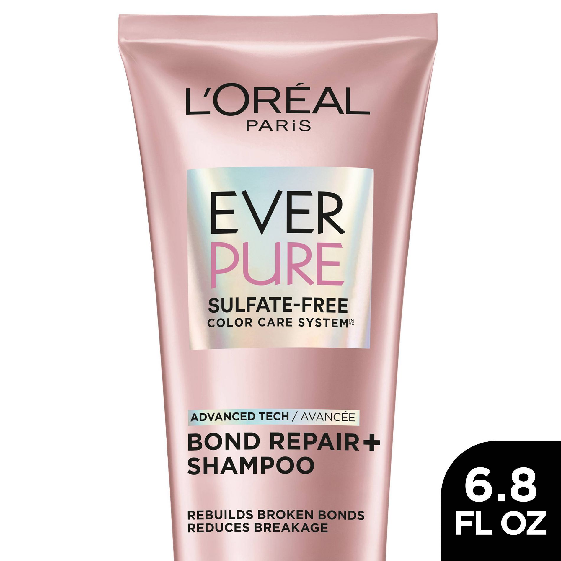 L'Oreal Paris EverPure Sulfate Free Bond Repair Color Care Shampoo - 6.8 fl oz: For Colored Hair, Daily Use
