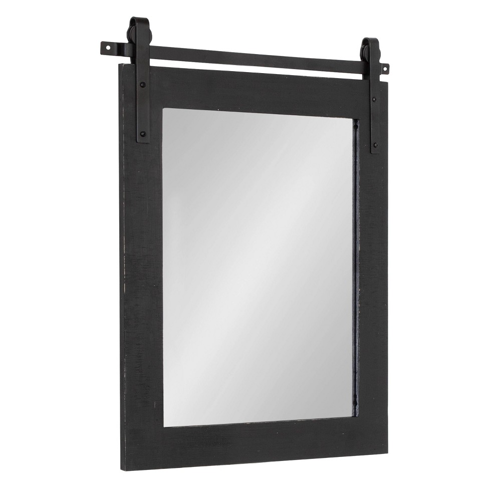 Photos - Wall Mirror 22" x 30" Cates Rectangle  Black - Kate & Laurel All Things Dec