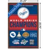 Trends International MLB Los Angeles Dodgers - Champions 23 Framed Wall Poster Prints - 3 of 4