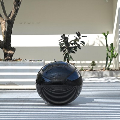 Yescom 32" Inflatable Mirror Ball Giant Reusable Large Disco Balloon Decoration for Party Wedding Event Stage Decor Black