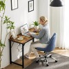 Standing Desk With Side Storage Bag, Metal Frame, Iron Hook, Anti Scratch And Waterproof Memory Computer Workstation For Home Office, Bedroom - 4 of 4