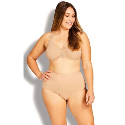 Avenue Women's Plus Size Full Brief 3-Pack