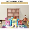 Jojoka Wood 8-Section Cubbies for Classrooms, Smooth Glazed Cubby Storage Organizer - 2 of 4