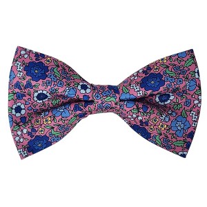 Men's Floral Printed Design 2.75 W And 4.75 L Inch Pre-Tied adjustable Bow Tie - 1 of 3