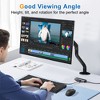 PAGED Monitor Arm for 17-32 inch Computer Screens,Adjustable Monitor Mount for 1 Monitor,Convenient Monitor Stand - 2 of 4