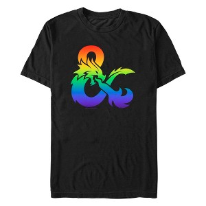 Men's Dungeons & Dragons Rainbow Ampersand Logo T-Shirt - 1 of 4