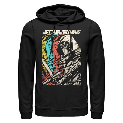 Star Wars Mens Force Awakens First Order Kylo Ren Zip Up Hoodie 