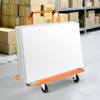 VEVOR Drywall Cart Dolly, 1800 lbs Load Capacity, Steel Panel Dolly with 4 Swivel Casters, Durable & Long-lasting, Panel Truck Cart, Orange - 2 of 4