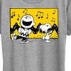 Women's - Peanuts - Charlie And Snoopy Dance Time Short Sleeve Graphic T-Shirt - 2 of 4