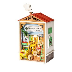 Morning Fruit Store DIY Miniature House Kit - Hands Craft: Fruit Shoppe Model, Cardboard House, Art & Craft Activity - 1 of 4