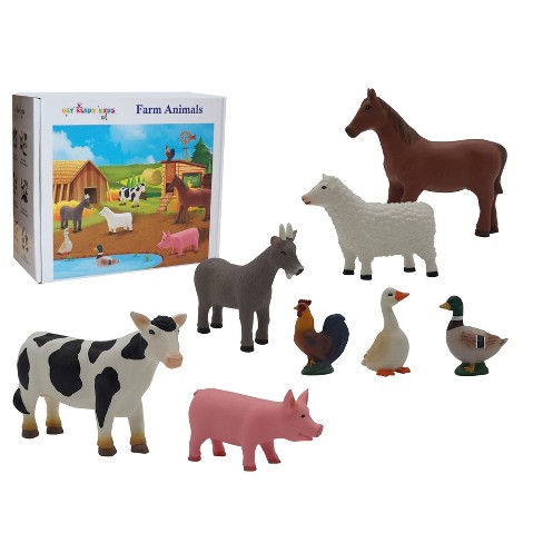 Get Ready Kids Farm Animal Playset 8 Pieces Target
