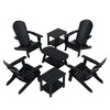 WestinTrends 7-Piece Outdoor Folding Adirondack Chair Conversation Set - 3 of 3